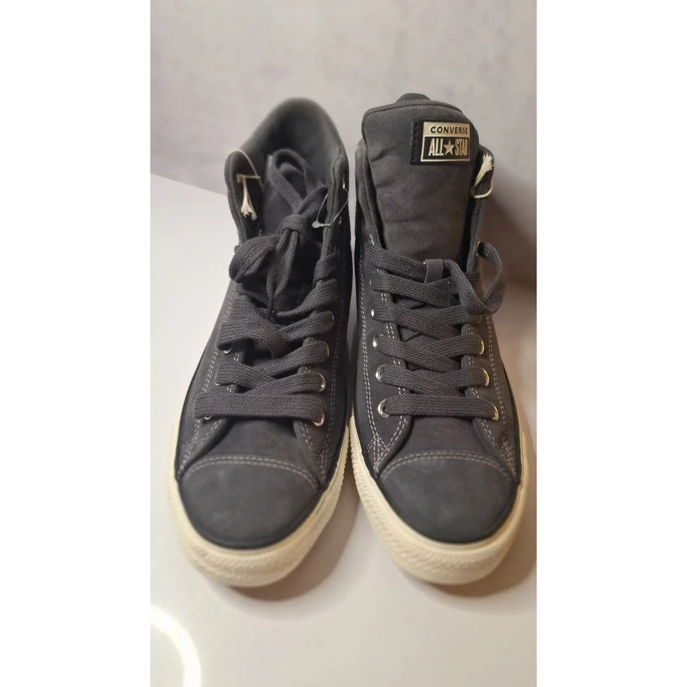 CONVERSE CHUCK TAYLOR ALL STAR HIGH TOP SNEAKERS MENS 13.5 BLACK CANVAS - Picture 5 of 10
